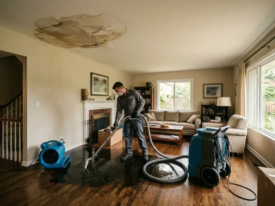 attic-pipe-burst-ceiling-drip-008 — frequently asked questions, Water Damage Restoration & Carpet Care in Edgewater, MD